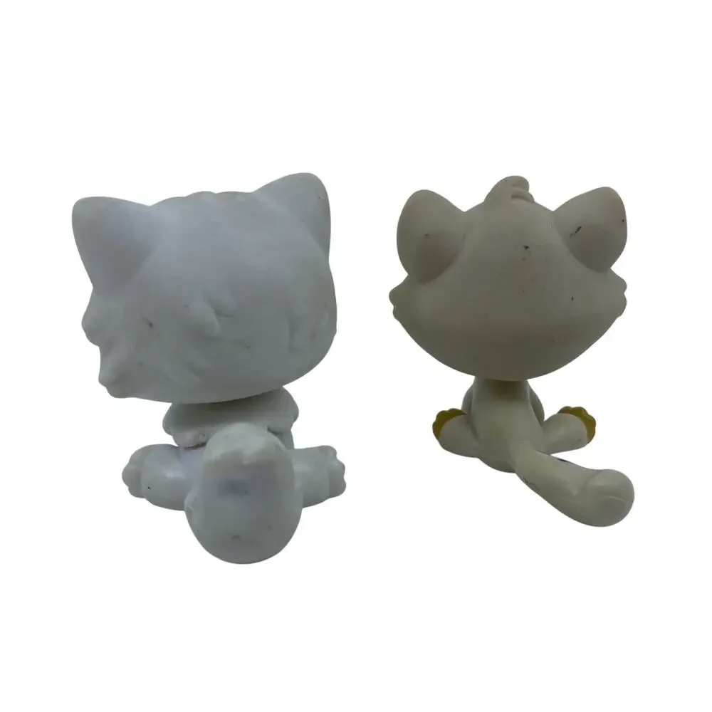 Littlest Pet Shop LPS Persian Cat #15 & Kitten #1364 Figure Lot
